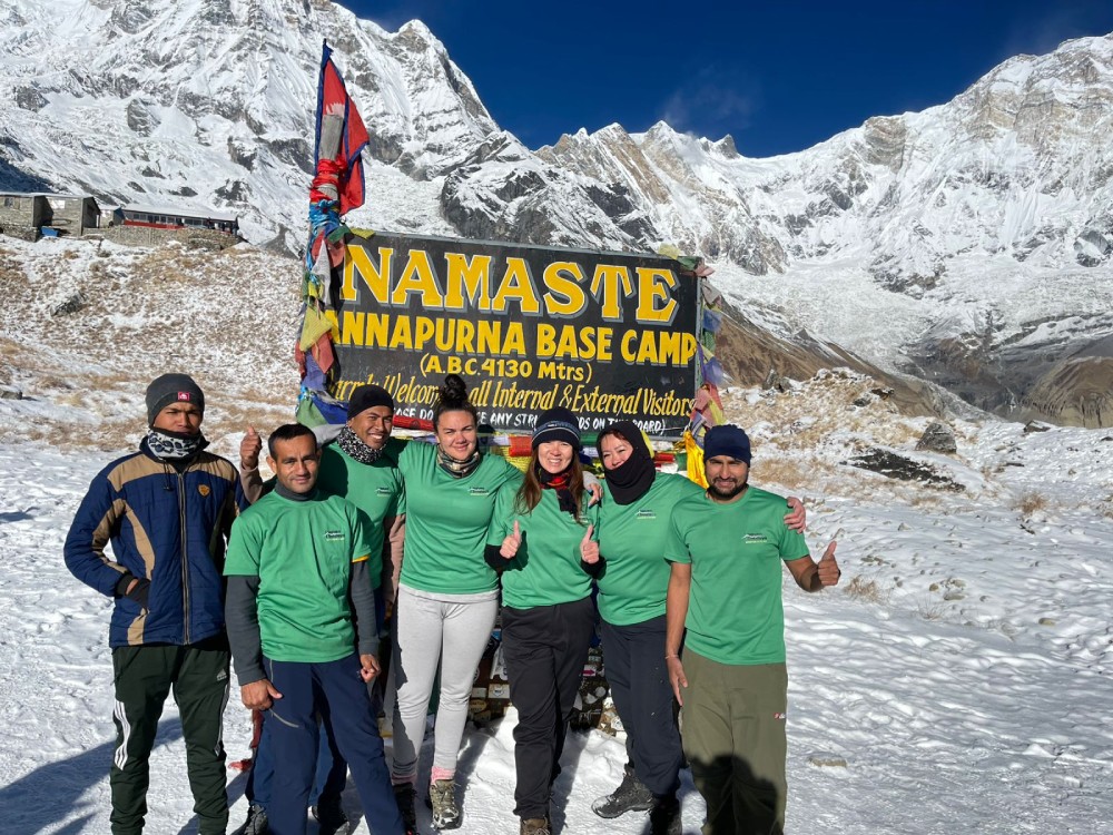 One click at Annapurna Base Camp