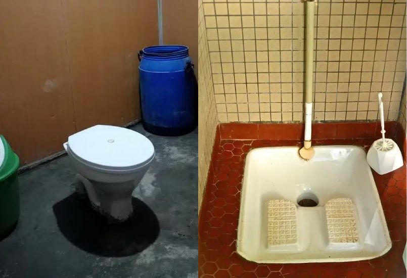 Restrooms facilites in Manaslu