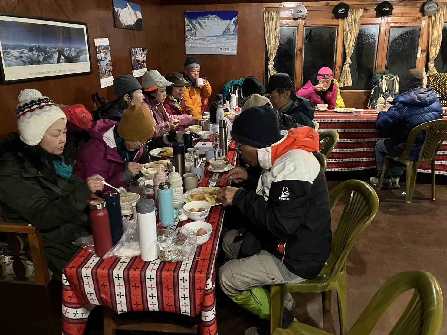 Having Dinner with Guests