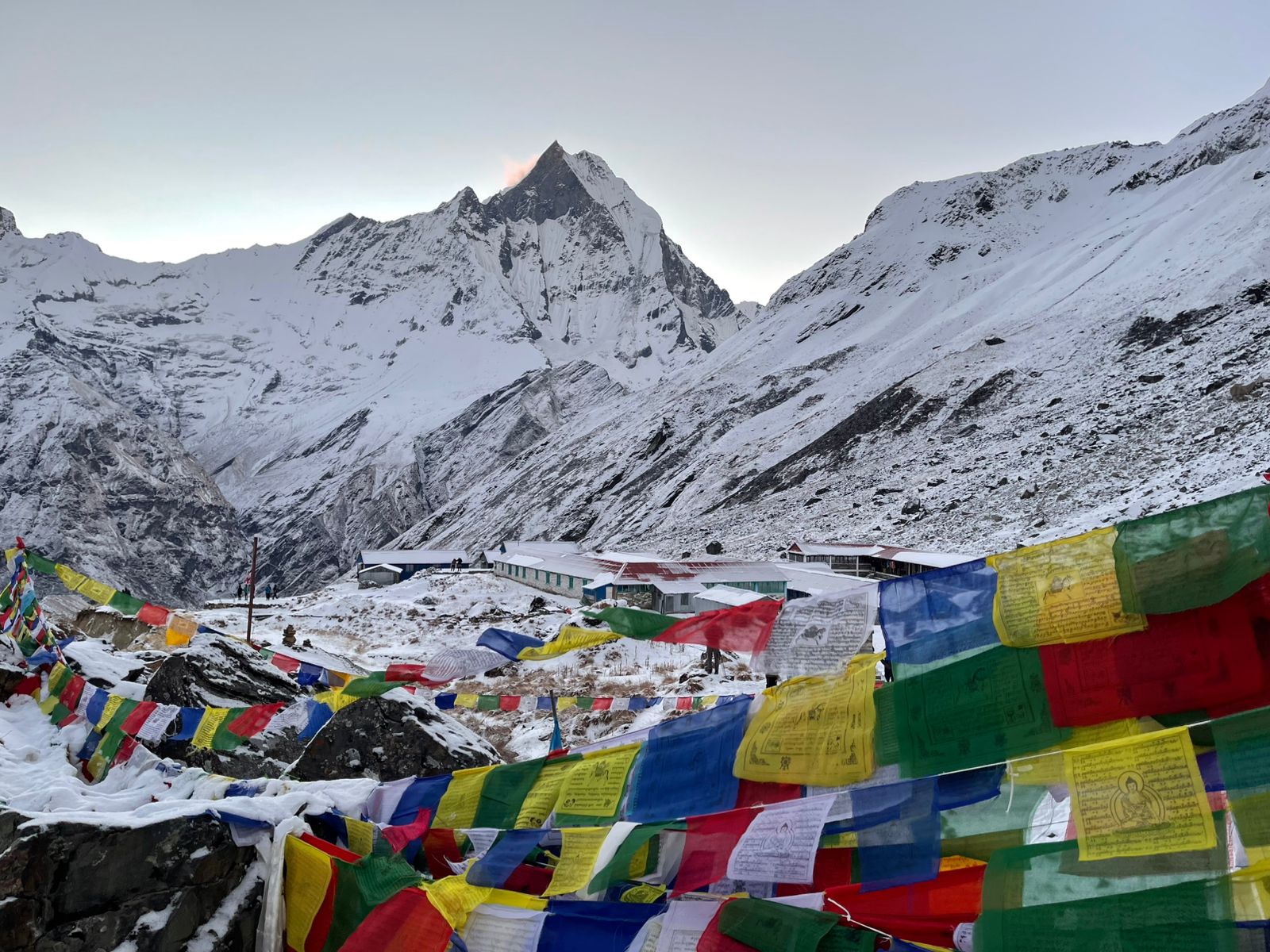 Prayer Flags hanging in ABC