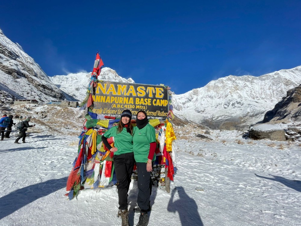 One photo at Annapurna Base Camp