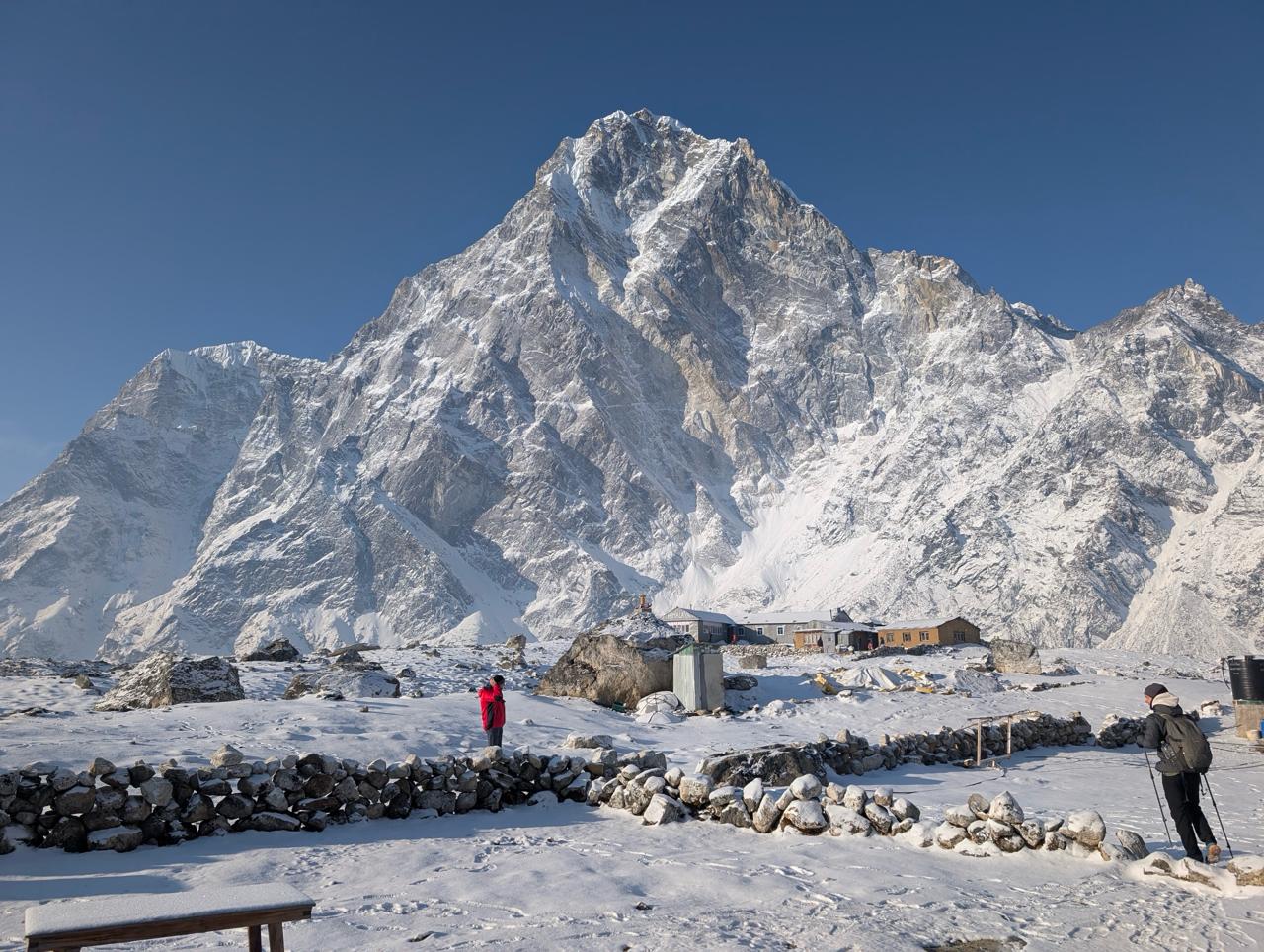 Cholatse view from Dzongla