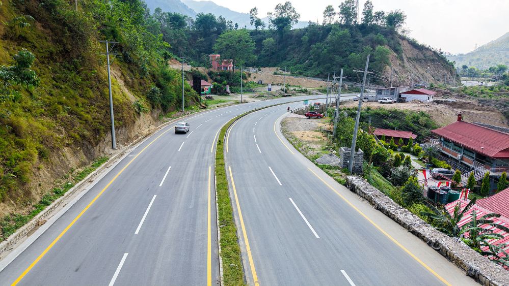Newly expanded prithivi highway