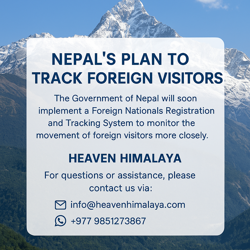 Nepal's Visitor Tracking Initiative